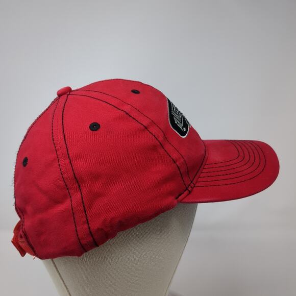Western Trailers 1969-2019 Strapback Baseball Cap Red OS Adjustable Embroidered - Picture 5 of 8
